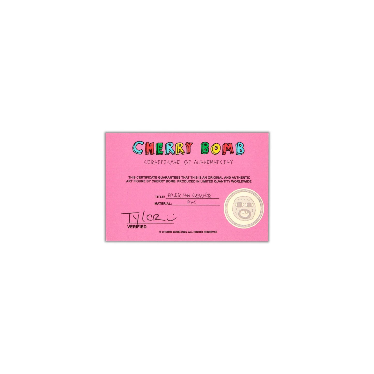 Tyler the Creator - Cherry Bomb statue by Golf Wang