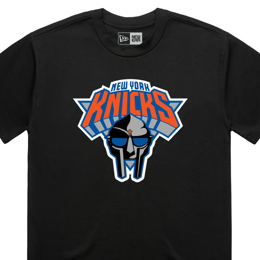 MF DOOM x Knicks - New Era T-Shirt - Black (Large)
