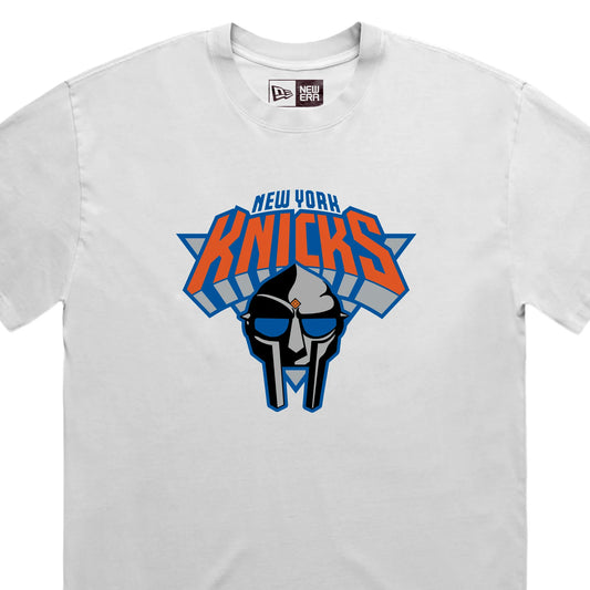 MF DOOM x Knicks - New Era T-Shirt - White (Large)