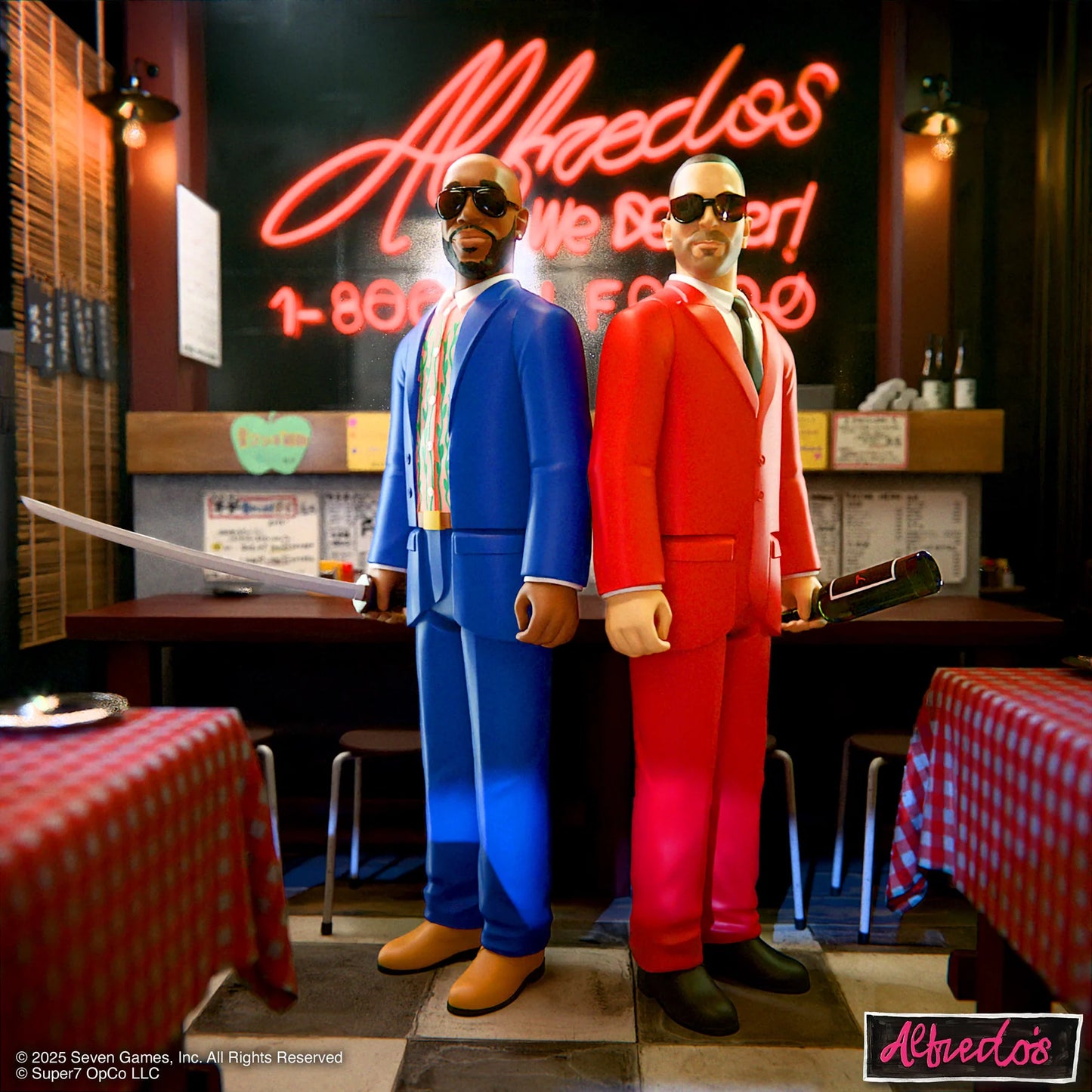 Freddie Gibbs & The Alchemist - Alfredo 2 x Super7 Action Figures