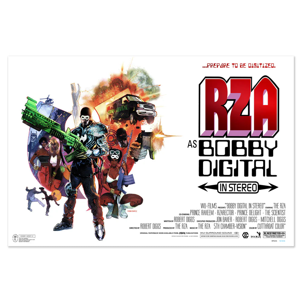 RZA as Bobby Digital Screenprinted Poster