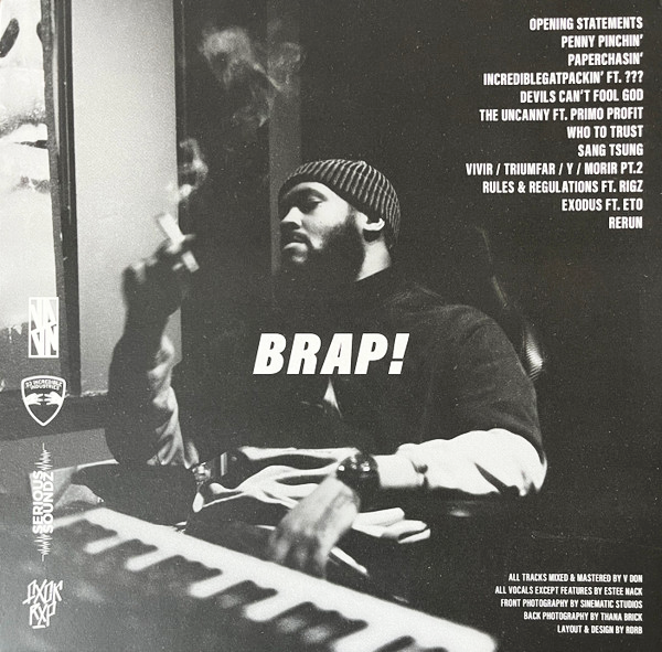 Estee Nack x V Don - Brap (B/W Cover)
