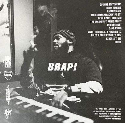 Estee Nack x V Don - Brap (B/W Cover)