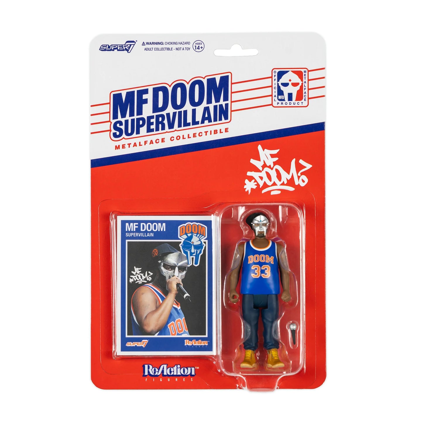 MF DOOM x Super7 - NYC SuperVillain ReAction Figure
