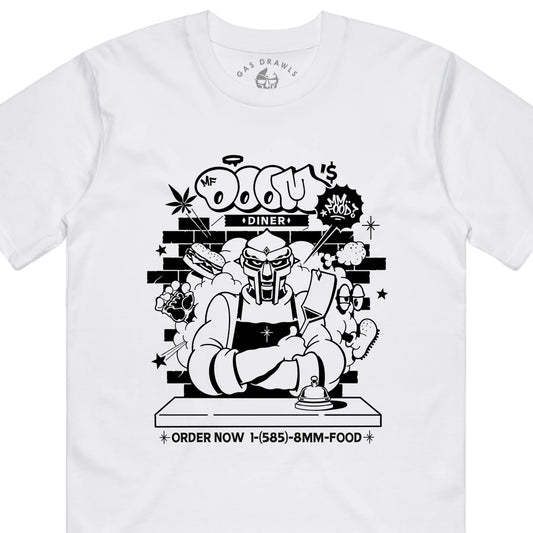 MF DOOM - Chef DOOM - White (Large)