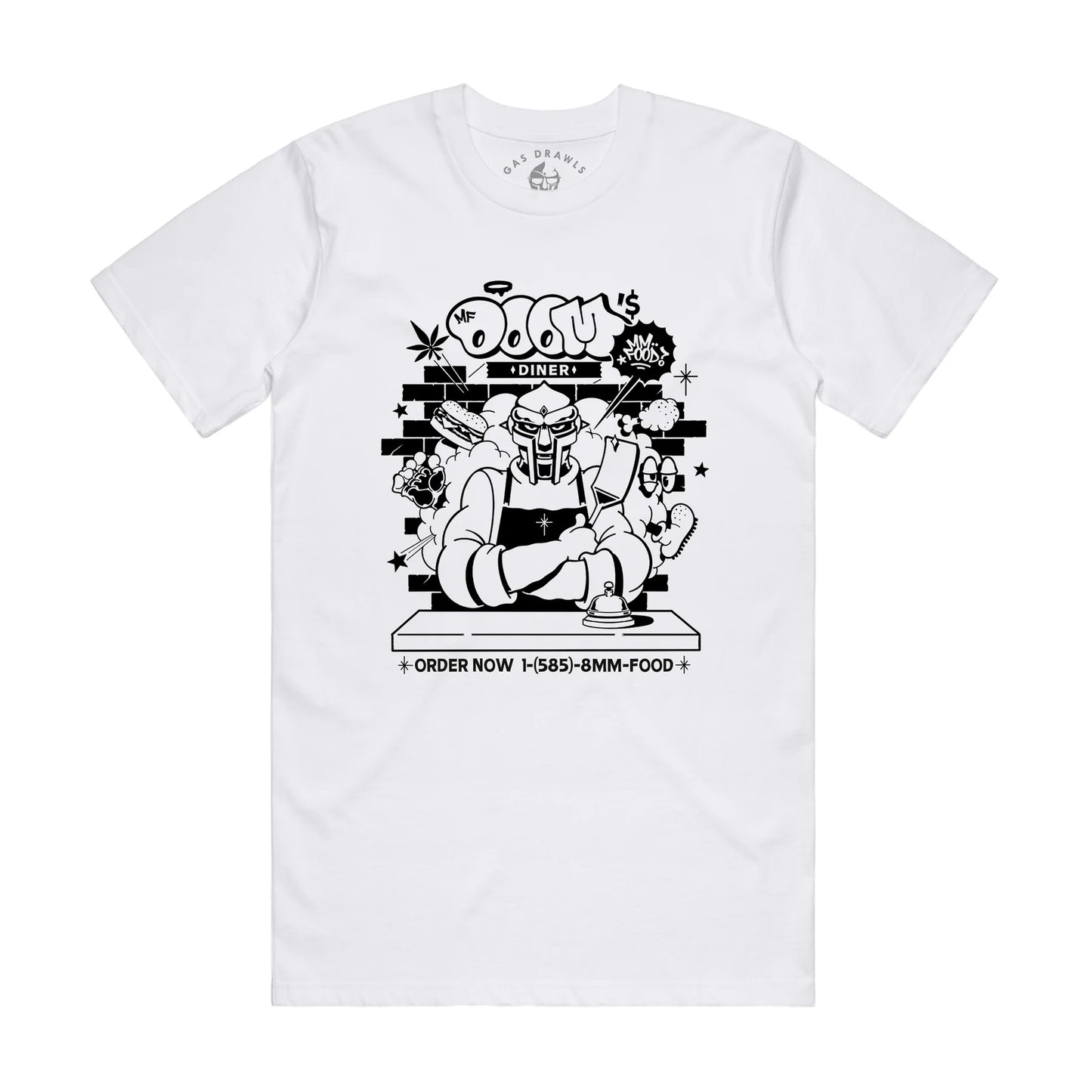 MF DOOM - Chef DOOM - White (Large)