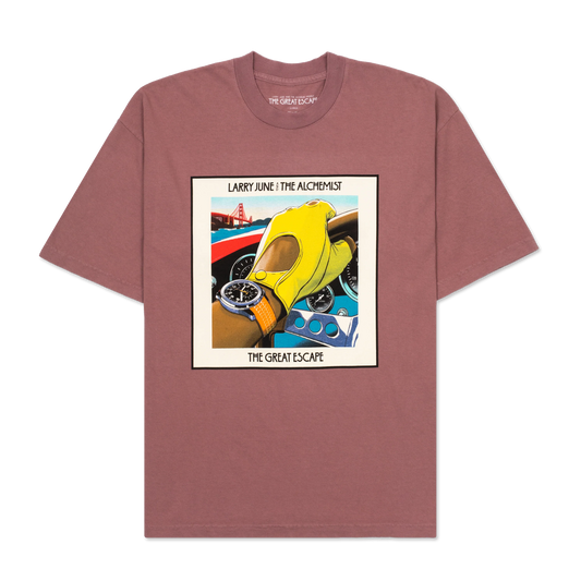 Larry June & The Alchemist - The Great Escape t-shirt - Mauve color - Large