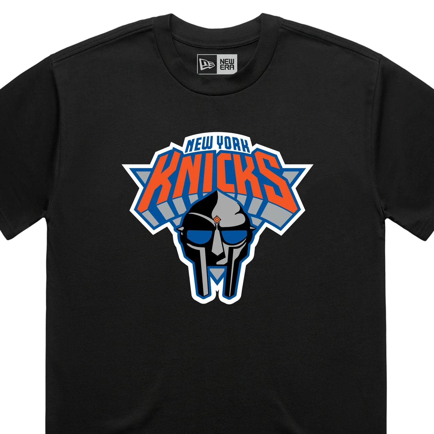 MF DOOM x Knicks - New Era T-Shirt - Black (Large)