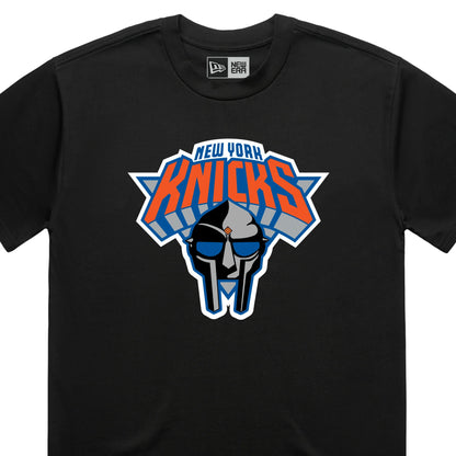 MF DOOM x Knicks - New Era T-Shirt - Black (Large)