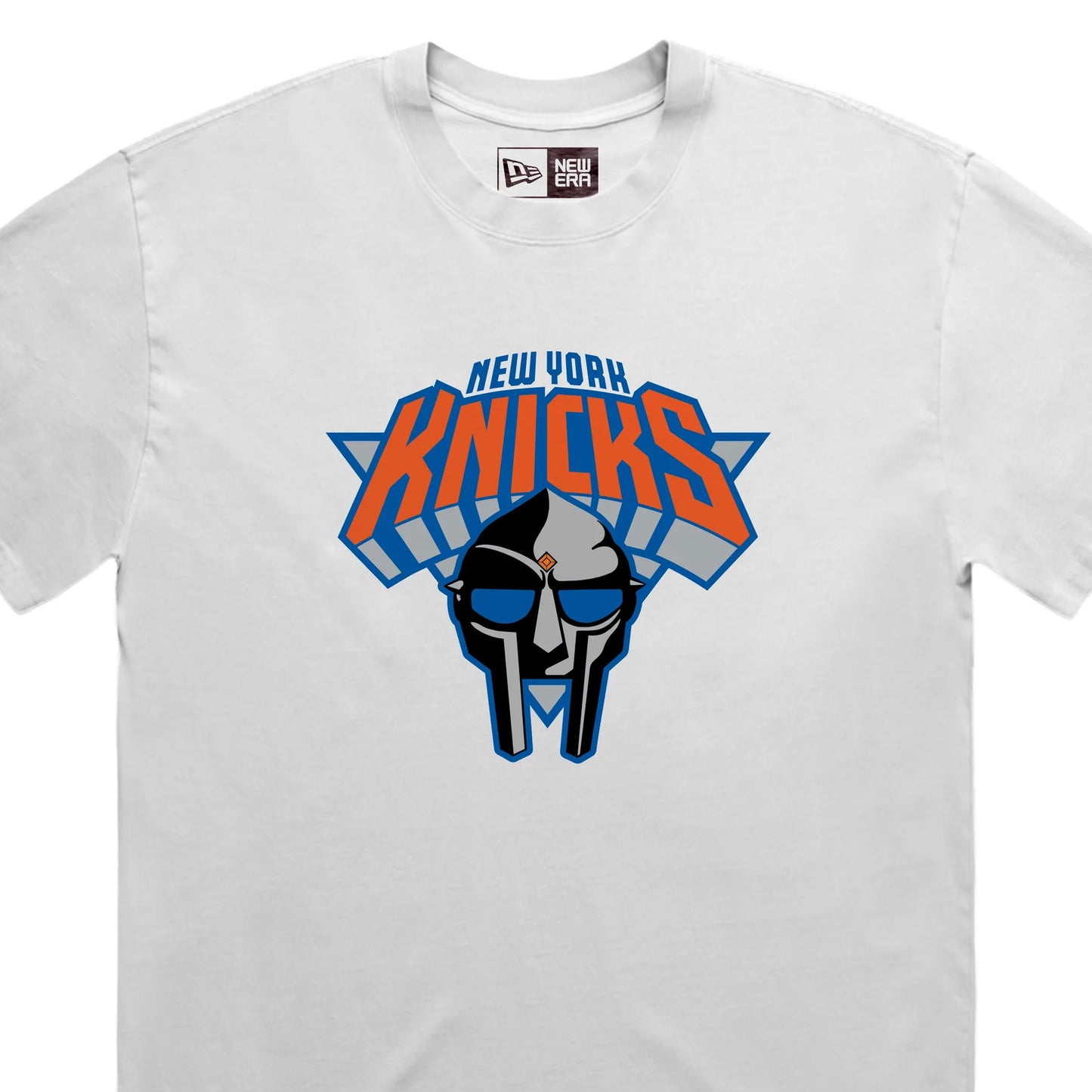 MF DOOM x Knicks - New Era T-Shirt - White (Large)