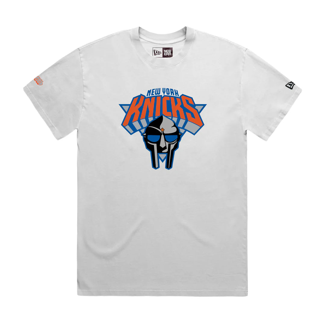 MF DOOM x Knicks - New Era T-Shirt - White (Large)