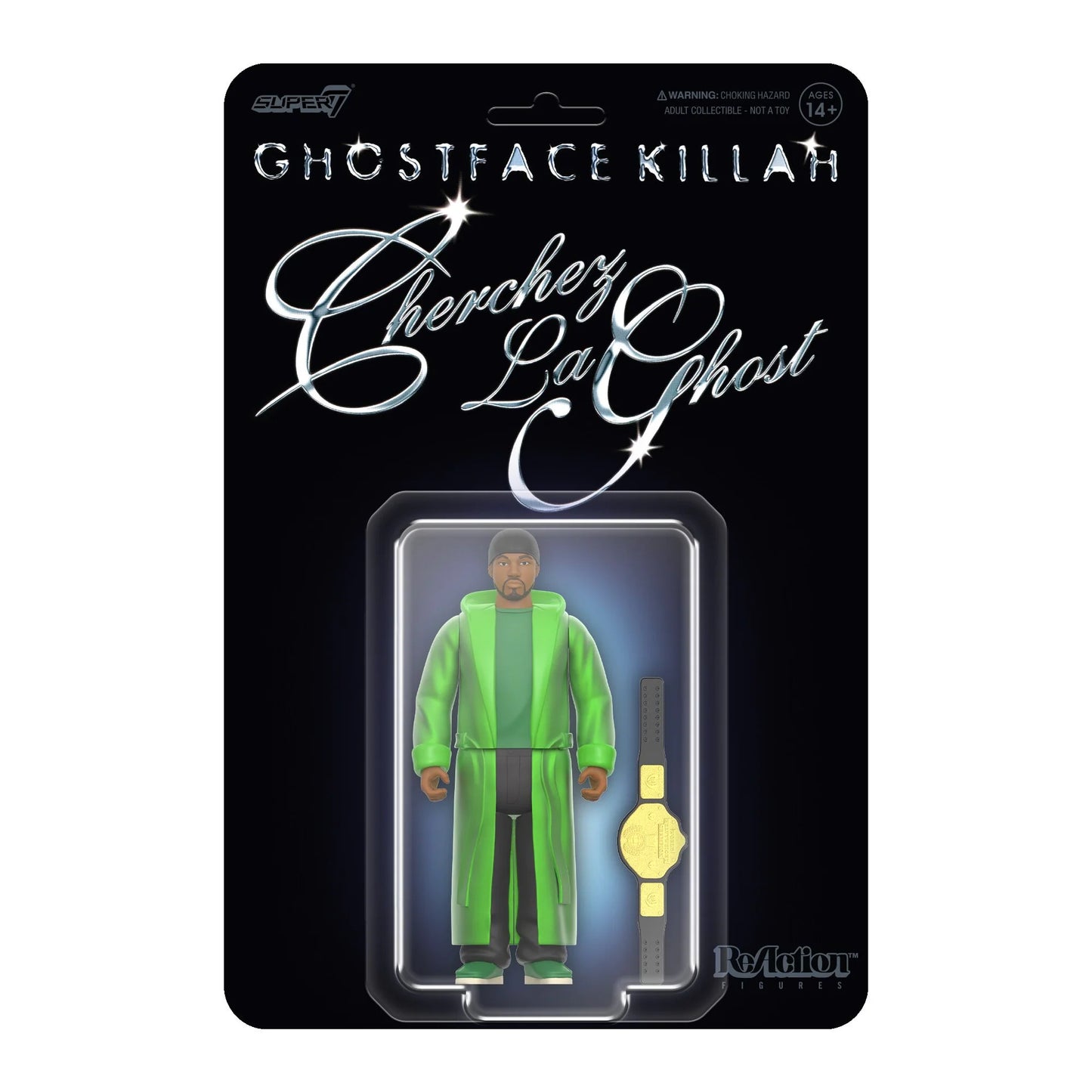 Ghostface Killah x Super7 - Cherchez La Ghost ReAction Figure