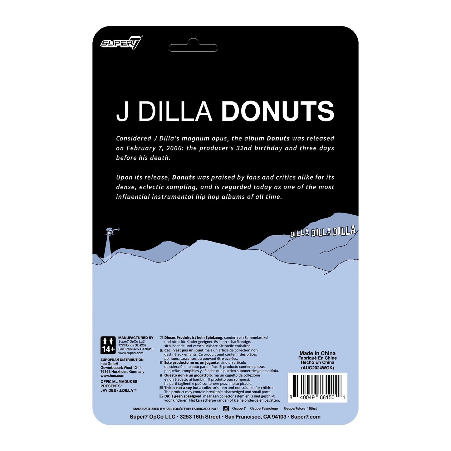 J Dilla x Super7 Action Figure