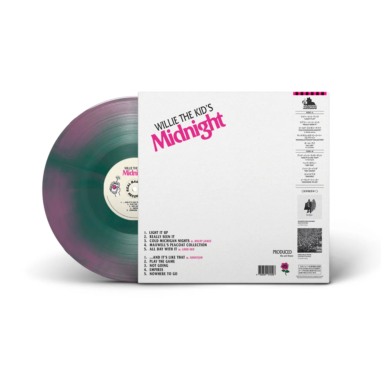 Willie The Kid & Real Bad Man - Midnight + 7" single
