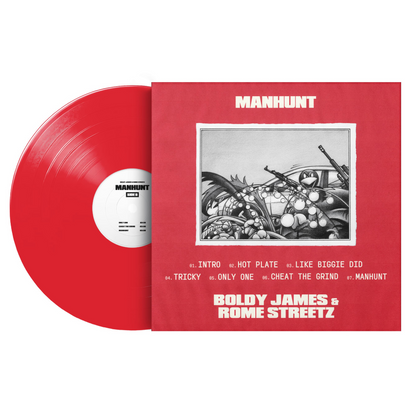 Boldy James x Rome Streetz - Manhunt (Special Edition Red Vinyl)
