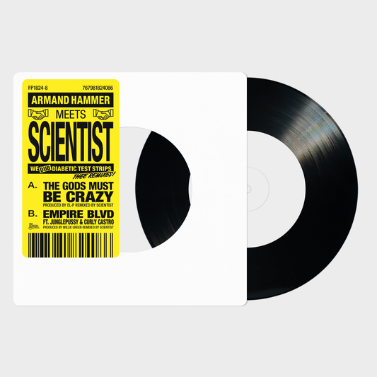 Armand Hammer x Scientist - We Dub Diabetic Test Strips Thee Remixes! - 7"