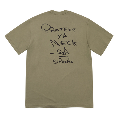 Supreme Wu-Tang Clan RZA Tee (Light Olive) - Large