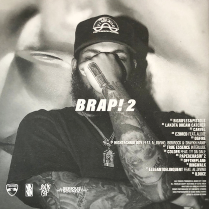 Estee Nack x V Don - Brap 2 (B/W Cover)