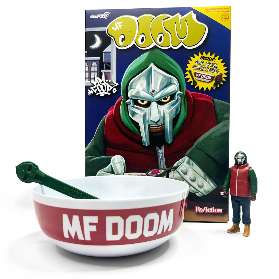 MF Doom X Super7 - MM..FOOD Reaction figure & Cereal Bowl Set