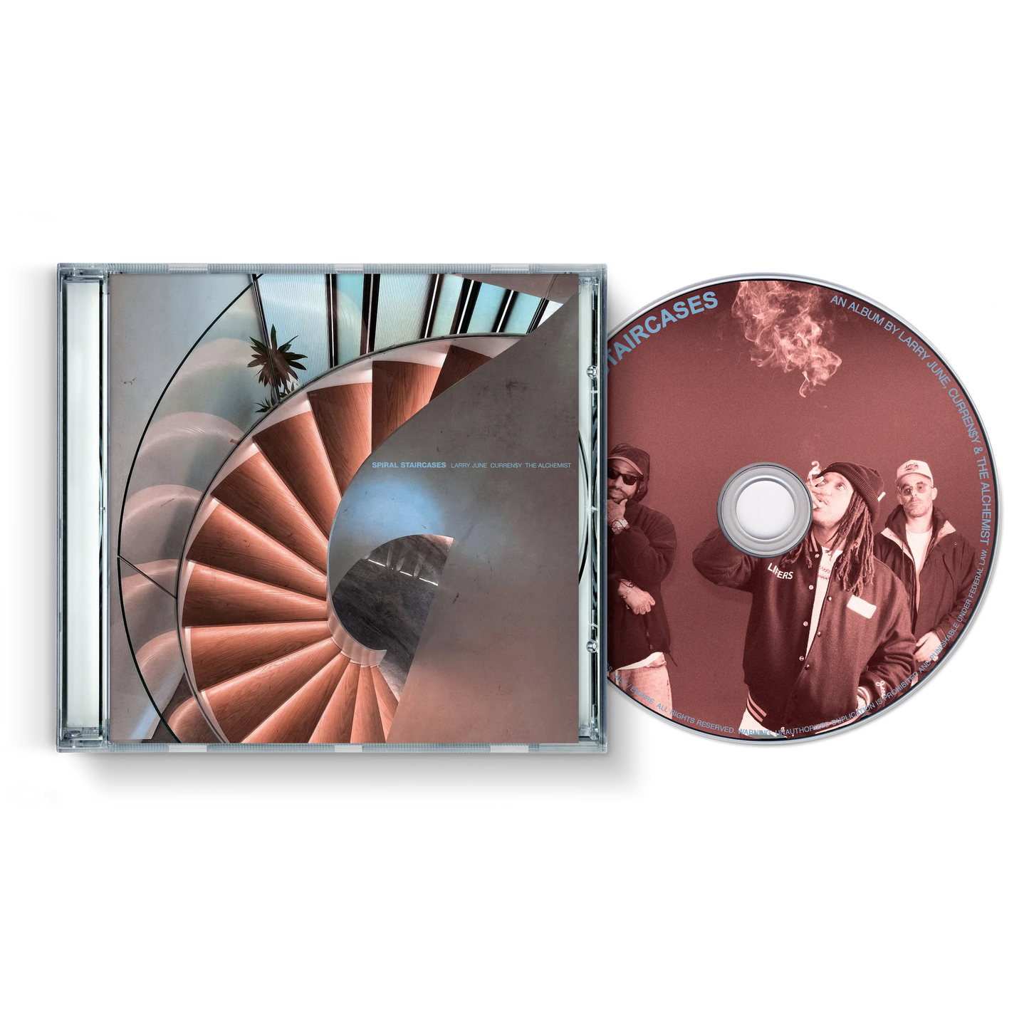 Larry June, Curren$y & The Alchemist – Spiral Staircases - CD