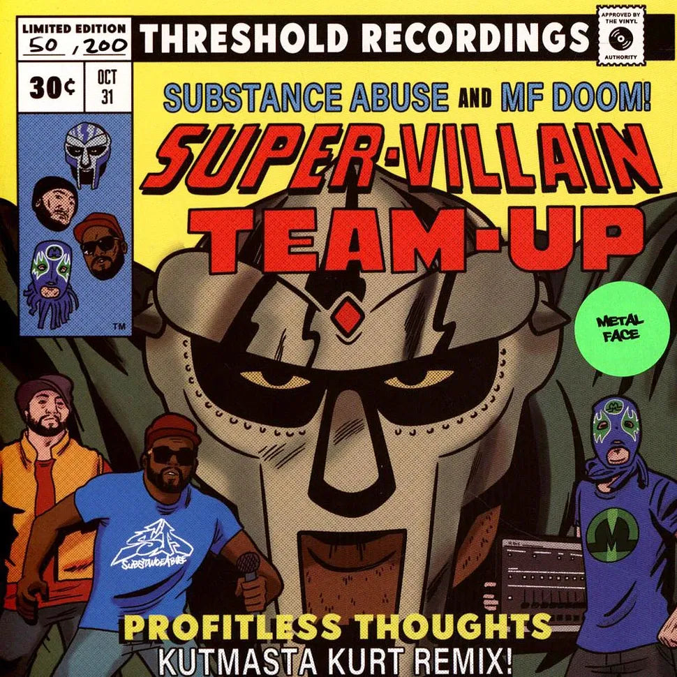 Substance Abuse & MF DOOM are Super-Villain Team-Up - Profitless Thoughts (Kutmasta Kurt Remix)