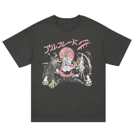 Alfredo II Antonio Cartoon Tee (Black) - Large