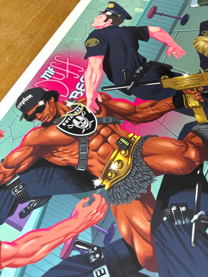 Eazy-He "Bar Brawl" Print