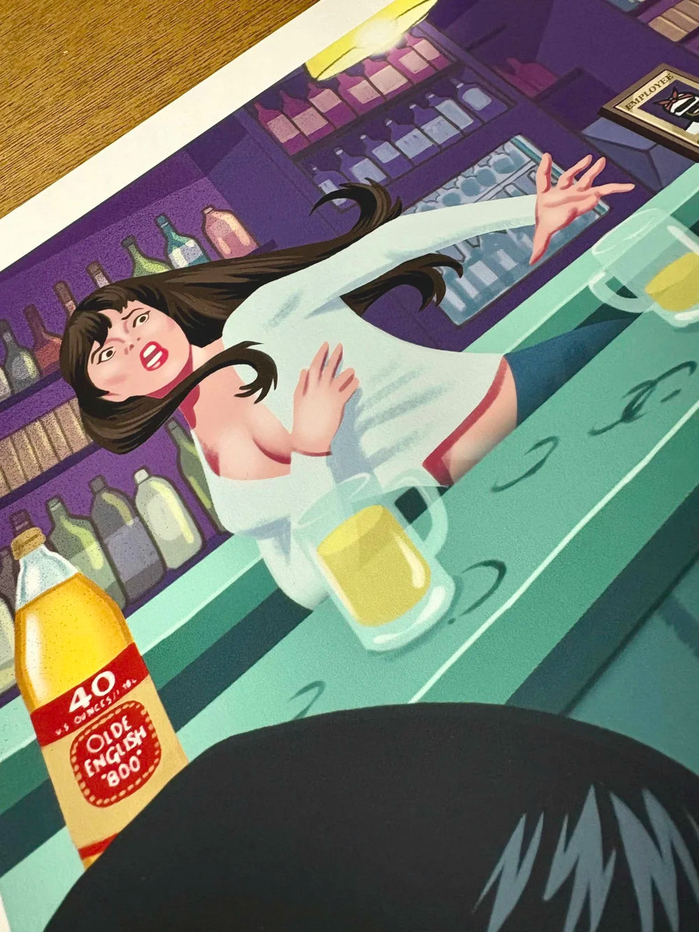 Eazy-He "Bar Brawl" Print
